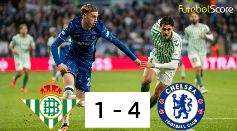 Chelsea conquista a Conference League 2024/2025 com show de Cole Palmer!